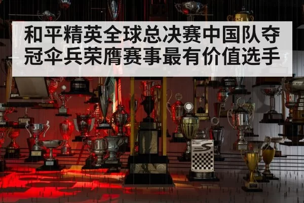 和平精英全球总决赛中国队夺冠伞兵荣膺赛事最有价值选手